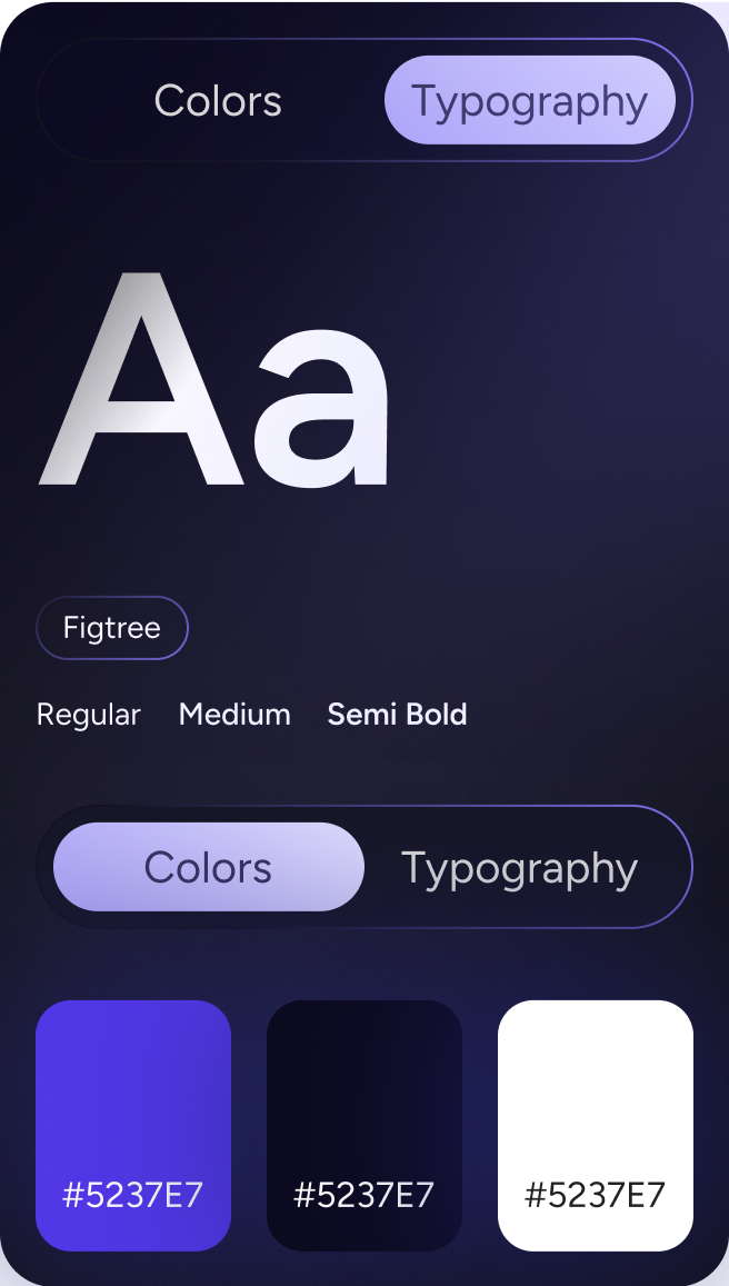 typography and colors